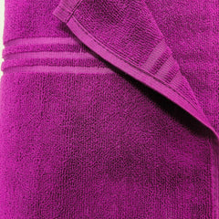 Cotton Bolls Textiles Soft Fabric Bath Towels 250 Gsm Large Size Soft & Absorbent 1 Piece Bath Towel For Men/Women In Daily Use (Purple)
