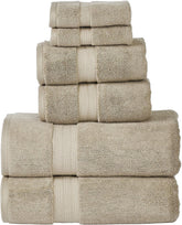 Senses By Riba 2 Bath + 2 Hand & 2 Wash Cloth Towel 1800 Gsm | All Cotton Premium Hotel & Spa Quality, Highly Absorbent Towel (Taupe) - 6 Piece