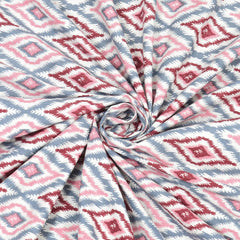 Bedsheet For Queen Bed With 2 Pillow Covers - 90 X 108 Inches, Grey & Pink | Pure Cotton Traditional Jaipuri Printed | Ideal For Both Everyday Use & Special Events