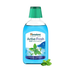 Himalaya Active Fresh Mint Mouthwash, Mint Freshness And Long-Lasting Fresh Breath | 215ml