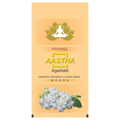 Patanjali Aastha Agarbatti Mogra, With Exquisite, Soothing & Long Lasting Aroma | 150gm