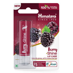 Himalaya Berry Shine Lip Care, Naturally Glossy, Soft, & Nourished Lips | 4.5gm