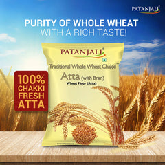 Patanjali Traditional Whole Wheat Atta 5kg