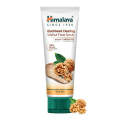 Himalaya Blackhead Clearing Walnut Face Scrub, For Glowing, Healthy Complexion | 100gm