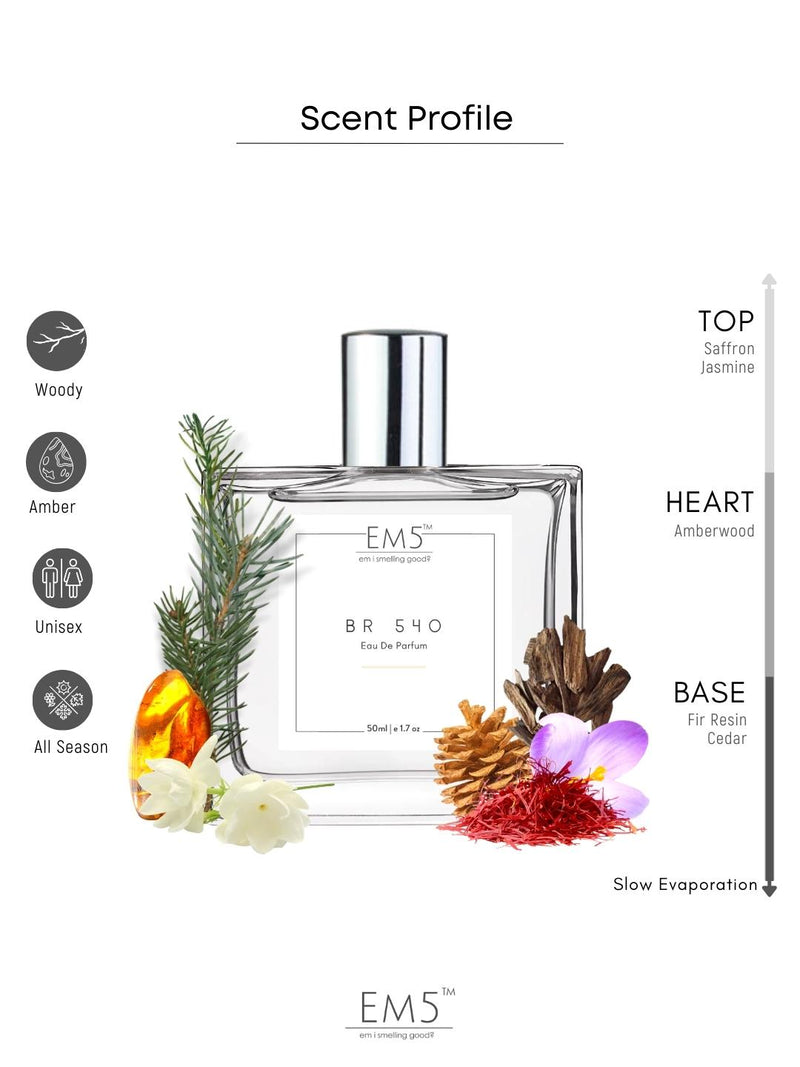 EM5 Br 540 Unisex Perfume 1.7 Fl.oz. | Eau De Parfum Spray For Men & Women | Tobacco Vanilla Warm Spicy | Strong & Long Lasting Edp | Luxury Gift For Men & Women EM5 Br 540 Unisex Perfume 1.7 Fl.oz. | Eau De Parfum Spray For Men & Women | Tobacco Vanilla Warm Spicy | Strong & Long Lasting Edp | Luxury Gift For Men & Women