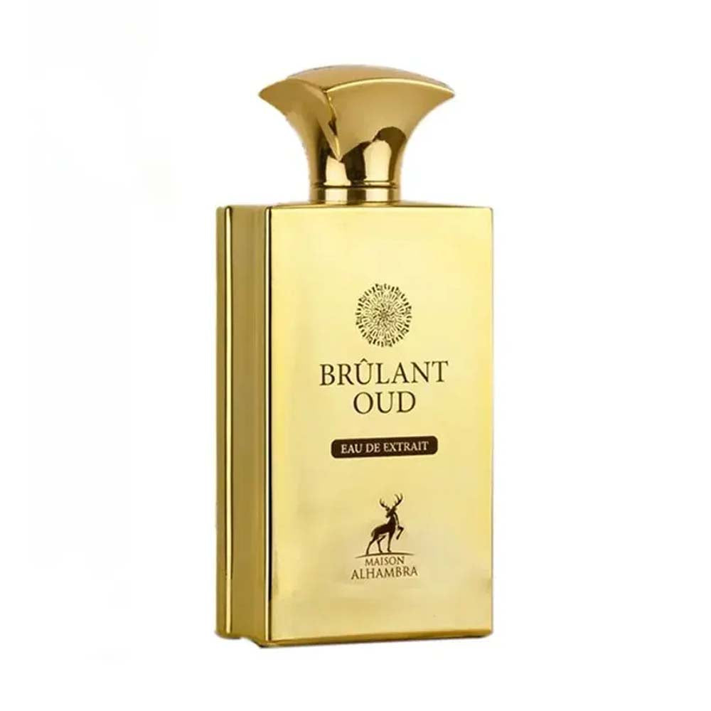 BRULANT OUD EAU DE EXTRAIT BY MAISON ALHAMBRA EDP FOR MEN 100ML 3.4 FL.OZ. BRULANT OUD EAU DE EXTRAIT BY MAISON ALHAMBRA EDP FOR MEN 100ML 3.4 FL.OZ.