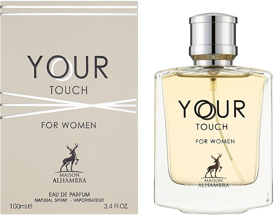 YOUR TOUCH BY MAISON ALHAMBRA EAU DE PARFUM 100ML 3.4 FL.OZ. WOMEN FRAGRANCE YOUR TOUCH BY MAISON ALHAMBRA EAU DE PARFUM 100ML 3.4 FL.OZ. WOMEN FRAGRANCE