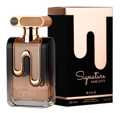 Rave Signature Night Eau De Parfum 100ml 3.4 Fl.oz. Men Luxury Fragrance | Long Lasting