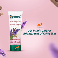 Himalaya Clear Complexion Brightening Face Wash, Cleanses & Clarifies Impurities | 100ml