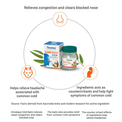 Himalaya Cold Balm, Relieves Nasal And Chest Congestion | 45gm