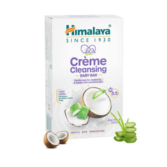 Himalaya Creme Cleansing Baby Bar, Gentle Care For Newborns & Babies With Sensitive Skin | 125gm