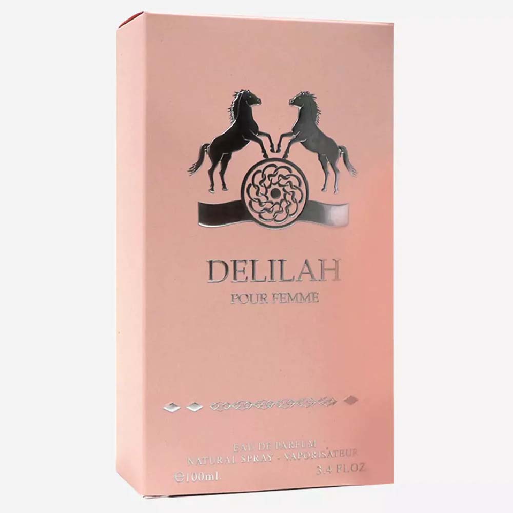 DELILAH POUR FEMME BY MAISON ALHAMBRA EAU DE PARFUM FOR WOMEN 100ML 3.4 FL.OZ. DELILAH POUR FEMME BY MAISON ALHAMBRA EAU DE PARFUM FOR WOMEN 100ML 3.4 FL.OZ.