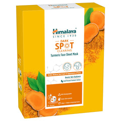Himalaya Dark Spot Clearing Turmeric Face Sheet Mask, Visibly Reduces Dark Spots & The Appearance Of Pores | 30gm