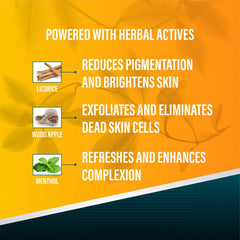Himalaya Men Power Glow Licorice Face Wash, For Visibly Fairer & Brighter Skin | 100ml