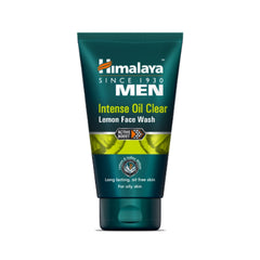 Himalaya Men Intense Oil Clear Lemon Face Wash, Long Lasting, Oil Free Skin | 100ml