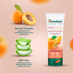 Himalaya Gentle Exfoliating Apricot Face Wash, Removes Blackheads - 100ml