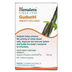 Himalaya Wellness Himalaya Guduchi Tablets, Helps Strengthen Immunity | 60 Tablets (Pack Of 2)