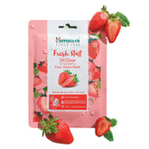 Himalaya Fresh Start Oil Clear Strawberry Face Sheet Mask, With Special Blend Of Hyaluronic Acid That Helps Skin Hydration | 30gm