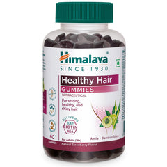 Himalaya Healthy Hair Gummies, Supports Strong, Healthy, & Shiny Hair | 60 Gummies