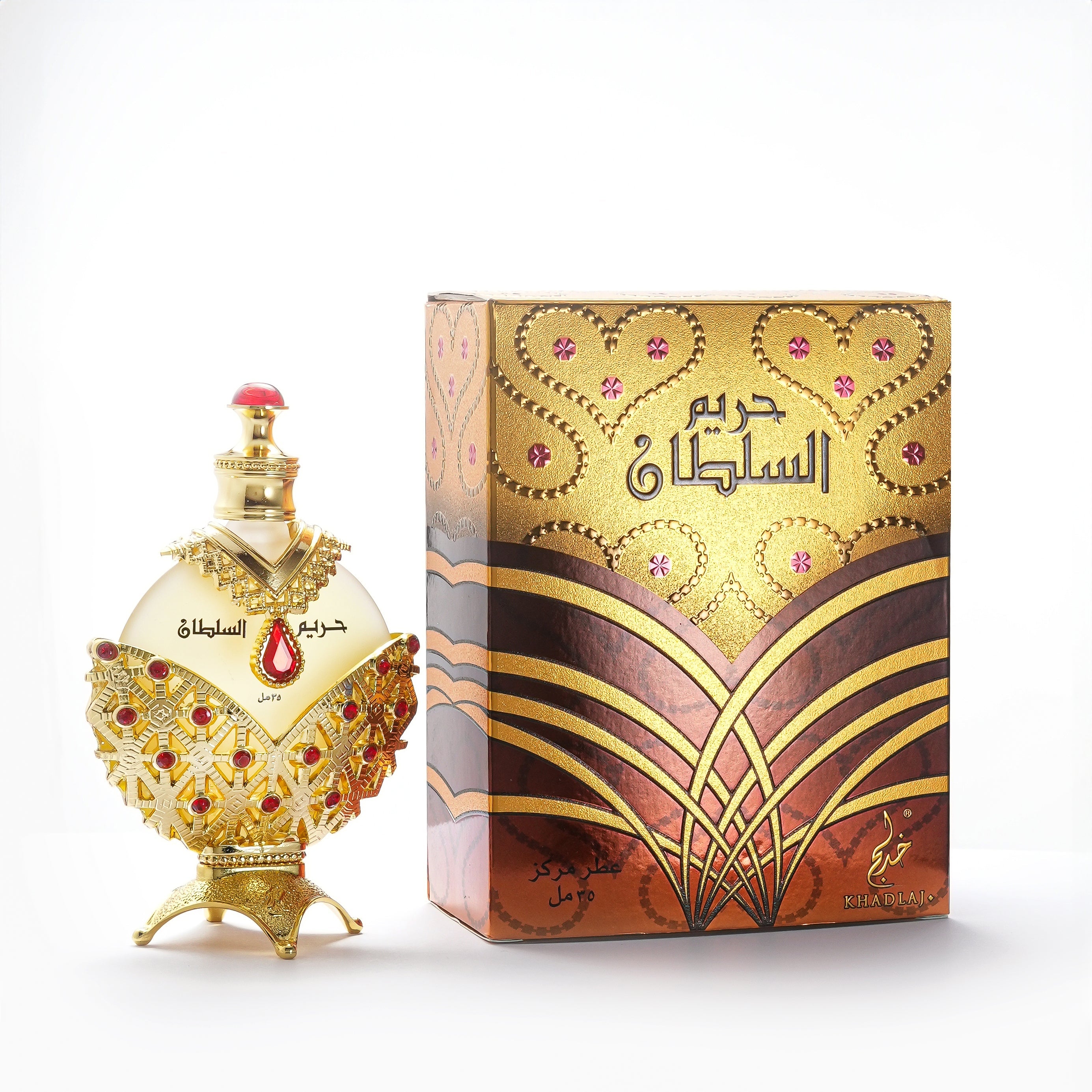 Khadlaj Hareem Al Sultan Gold Concentrated Perfume Oil Attar 35ml 1.1 Fl.oz. Women Fragrance | Long Lasting Khadlaj Hareem Al Sultan Gold Concentrated Perfume Oil Attar 35ml 1.1 Fl.oz. Women Fragrance | Long Lasting