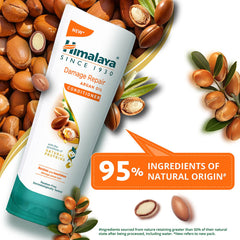 Himalaya Damage Repair Argan Oil Conditioner, 5x Damage Control For Smoother Hair | 180ml