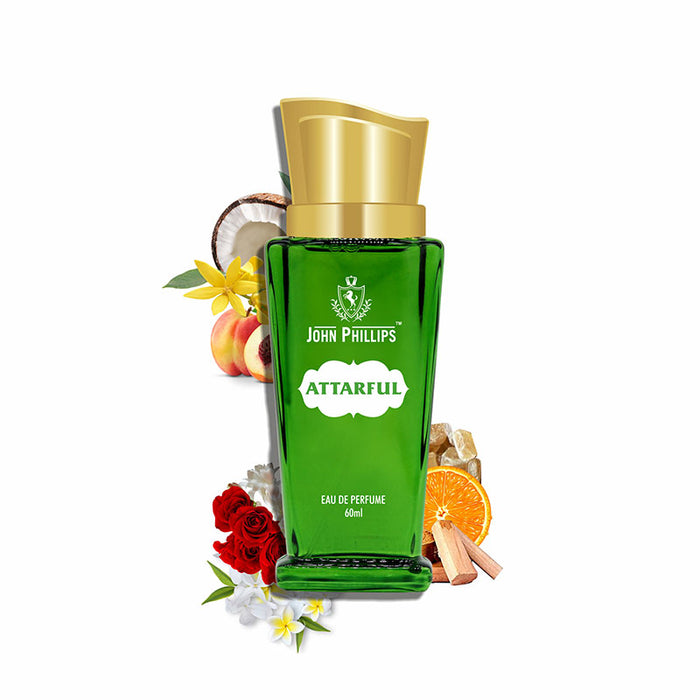 John Phillips Attarful +  First Love + Magic Rose Eau De Parfum 60ml 2 Fl.oz. Each Pack Of 3 For Unisex John Phillips Attarful +  First Love + Magic Rose Eau De Parfum 60ml 2 Fl.oz. Each Pack Of 3 For Unisex