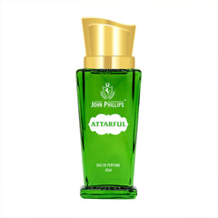 John Phillips Attarful Long Lasting Eau De Parfum 60ml 2 Fl.oz. Skin Friendly & Long Lasting Jasmine Perfume | Unisex Mogra Fragrance For Morning & Travel