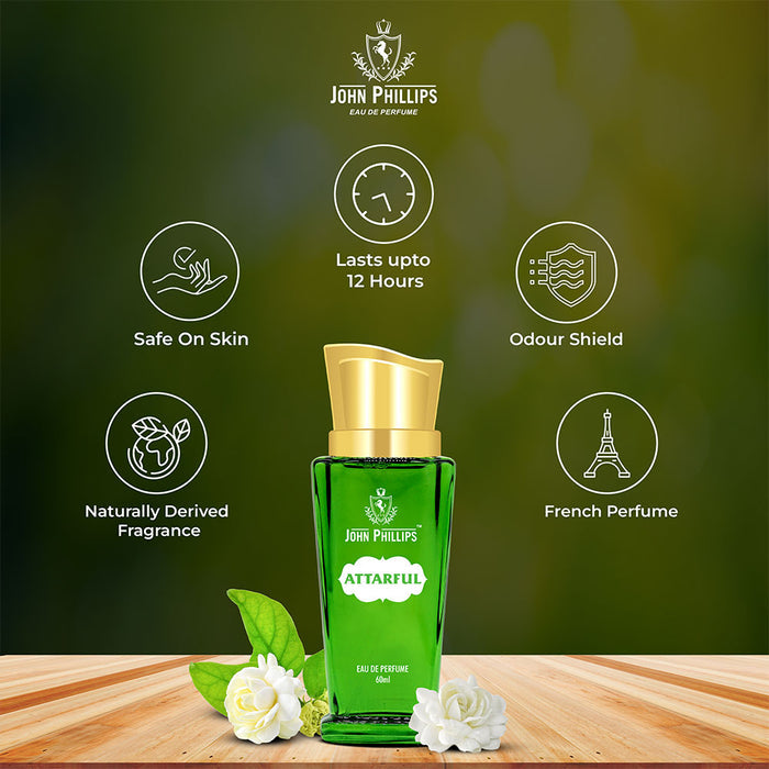 John Phillips Attarful + Dark Code + French Classic Eau De Perfume 60ml 2 Fl.oz. Each Pack Of 3 For Unisex John Phillips Attarful + Dark Code + French Classic Eau De Perfume 60ml 2 Fl.oz. Each Pack Of 3 For Unisex