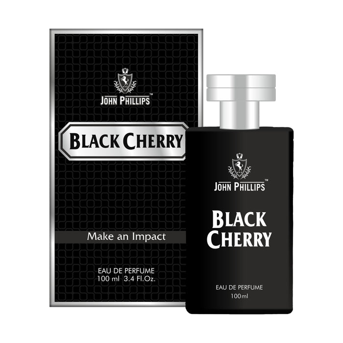 John Phillips Black Cherry 100ml 3.4 Fl.oz. & Dark Code 60ml 2 Fl.oz. Eau De Perfumes | Combo Of 2 For Men John Phillips Black Cherry 100ml 3.4 Fl.oz. & Dark Code 60ml 2 Fl.oz. Eau De Perfumes | Combo Of 2 For Men
