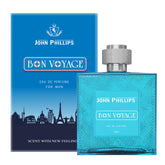 John Phillips Bon Voyage Eau De Parfum 100ml 3.4 Fl.oz. Skin Friendly & Long Lasting Perfume | Men Fragrance For Morning , Gym,travel & Date