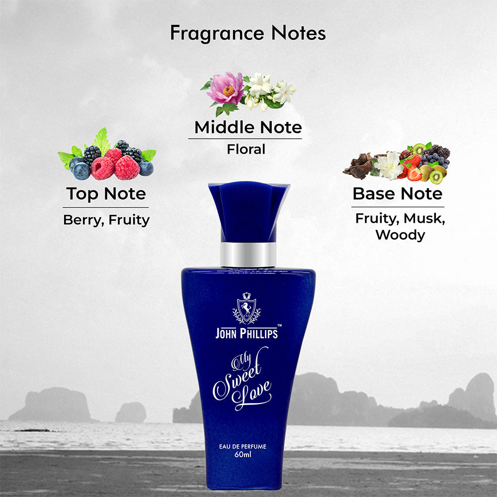 John Phillips Attarful + First Love + My Sweet Love Eau De Parfum 60ml 2 Fl.oz. Each Pack of 3 For Men & Women John Phillips Attarful + First Love + My Sweet Love Eau De Parfum 60ml 2 Fl.oz. Each Pack of 3 For Men & Women