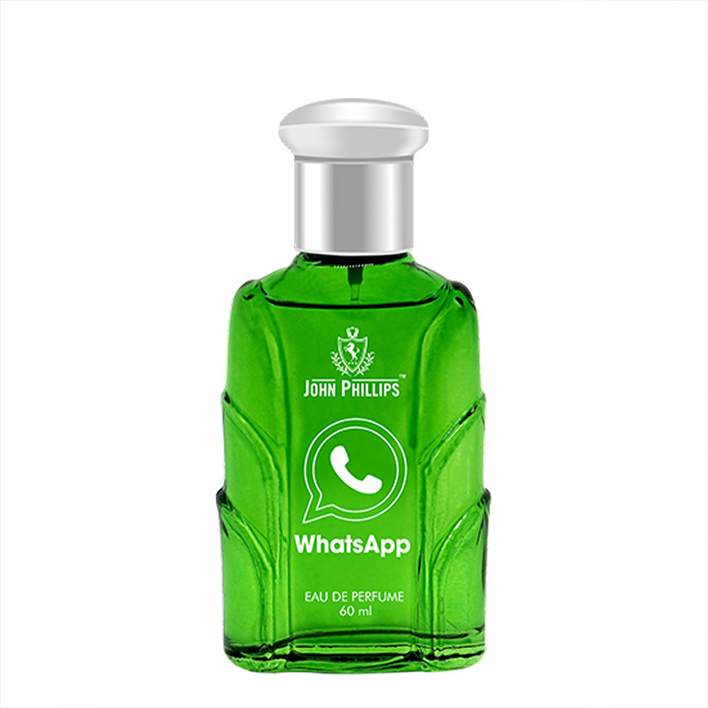 John Phillips Whatsapp Long-lasting Eau De Parfum 60ml 2 Fl.oz. Skin Friendly & Long Lasting Perfume | Unisex Fragrance For Daily Use, Office & Travel John Phillips Whatsapp Long-lasting Eau De Parfum 60ml 2 Fl.oz. Skin Friendly & Long Lasting Perfume | Unisex Fragrance For Daily Use, Office & Travel