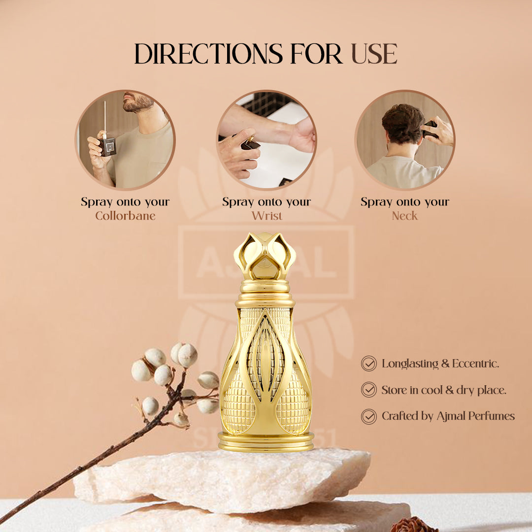 Ajmal Khofooq Concentrated Attar Perfume 18ml 0.6 Fl.oz. & Mizyaan Concentrated Attar Perfume 14ml 0.4 Fl.oz. | For Unisex | Pack Of 2 Ajmal Khofooq Concentrated Attar Perfume 18ml 0.6 Fl.oz. & Mizyaan Concentrated Attar Perfume 14ml 0.4 Fl.oz. | For Unisex | Pack Of 2