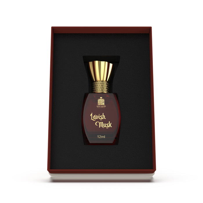 ADILQADRI LAVISH MUSK ATTAR | MUSKY UNIQUE SCENT | UNISEX NON-ALCOHOLIC ROLL-ON | LONG LASTING ATTAR - 12 ML 0.4 FL.OZ. ADILQADRI LAVISH MUSK ATTAR | MUSKY UNIQUE SCENT | UNISEX NON-ALCOHOLIC ROLL-ON | LONG LASTING ATTAR - 12 ML 0.4 FL.OZ.