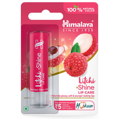 Himalaya Litchi Shine Lip Care , Naturally Glossy, Soft And Younger Looking Lips | 4.5gm