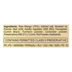 Patanjali Mango Pickle 500gm