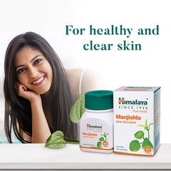Himalaya Wellness Pure Herbs Manjishtha Skin Wellness Tablets, Controls Skin Tanning | 60 Tablets (Pack Of 2)