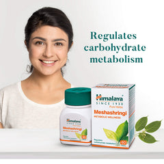 Himalaya Wellness Pure Herbs Meshashringi Metabolic Wellness, Maintains Healthy Blood Sugar Levels | 60 Tablets (Pack Of 2)