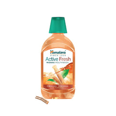 Himalaya Active Fresh Miswak Mouthwash, For Healthy Gums, No Alcohol & No Burning Sensation | 215ml