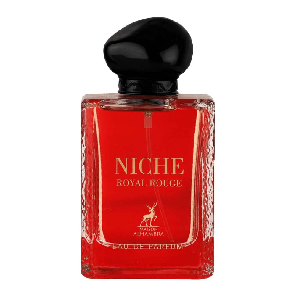 NICHE ROYAL ROUGE BY MAISON ALHAMBRA EAU DE PARFUM 100ML 3.4 FL.OZ. FOR MEN & WOMEN NICHE ROYAL ROUGE BY MAISON ALHAMBRA EAU DE PARFUM 100ML 3.4 FL.OZ. FOR MEN & WOMEN
