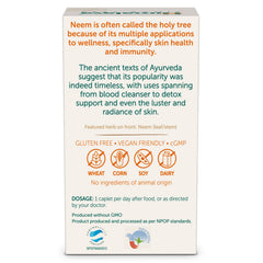 Himalaya Organic Neem Tablets - Skin Wellness, Controls Acne & Helps Fight Acne | 60 Tablets