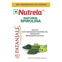 Patanjali Nutrela Spirulina Natural, With High In Protein And Vitamins, 32gm