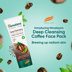 Himalaya Deep Cleansing Coffee Face Pack, Reduce Excess Oil, Reveal Deeply Cleansed & Radiant-Looking Skin | 100gm