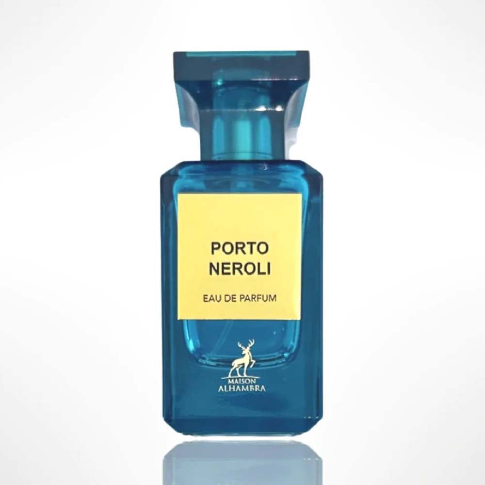 PORTO NEROLI BY MAISON ALHAMBRA EAU DE PARFUM 80ML 2.7 FL.OZ. UNISEX FRAGRANCE PORTO NEROLI BY MAISON ALHAMBRA EAU DE PARFUM 80ML 2.7 FL.OZ. UNISEX FRAGRANCE