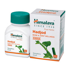 Himalaya Pure Herbs Hadjod Bone & Joint Wellness Tablet, Helps To Restore Tensile Strength Of Bones | 60 Tablets (Pack Of 2)