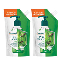 Himalaya Pure Hands Tulsi Purifying Hand Wash - 750ml (Pack Of 2)