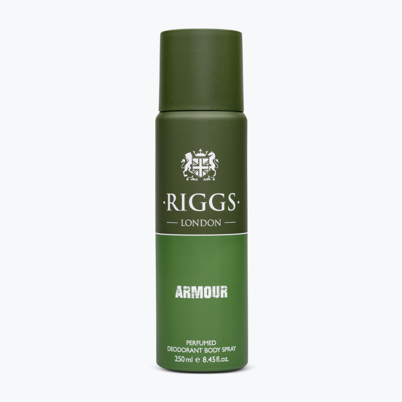 Riggs London Armour Perfumed Deodorant Body Spray 250ml 8.4 Fl.oz. Unisex Fragrance Riggs London Armour Perfumed Deodorant Body Spray 250ml 8.4 Fl.oz. Unisex Fragrance