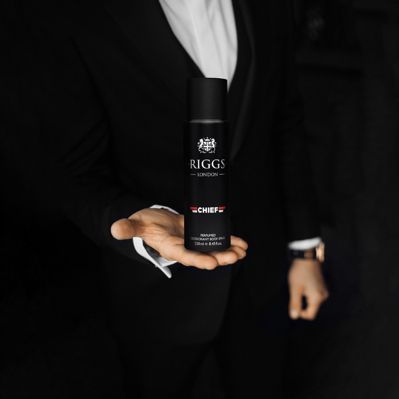 Riggs London Chief Perfumed Deodorant Body Spray 250ml 8.4 Fl.oz. Long Lasting | Daily Wear Riggs London Chief Perfumed Deodorant Body Spray 250ml 8.4 Fl.oz. Long Lasting | Daily Wear