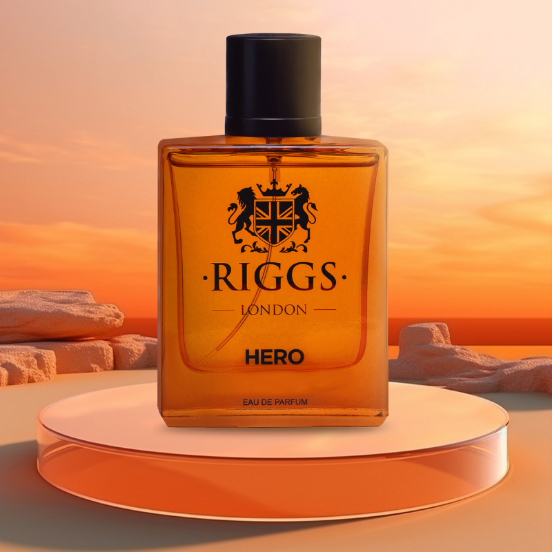 Riggs London Hero Eau De Parfum 100ml 3.4 Fl.oz. Perfect Gift For Husband | Long Lasting Riggs London Hero Eau De Parfum 100ml 3.4 Fl.oz. Perfect Gift For Husband | Long Lasting