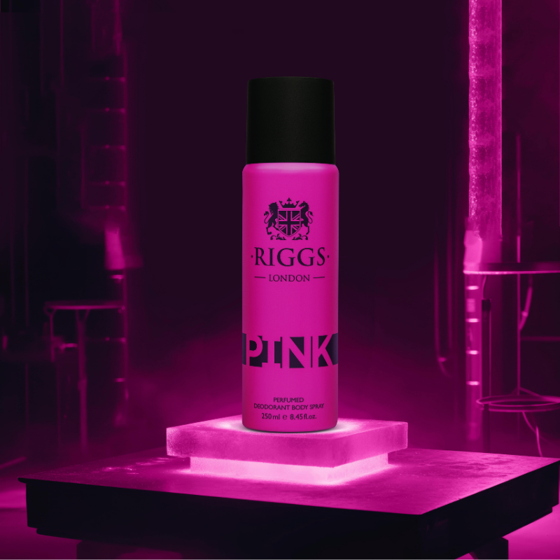 Riggs London Pink Perfumed Deodorant Body Spray 250ml 8.4 Fl.oz. Unisex Fragrance | Long Lasting Riggs London Pink Perfumed Deodorant Body Spray 250ml 8.4 Fl.oz. Unisex Fragrance | Long Lasting
